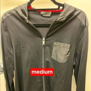 Black prada hoodie with waterproof hood. Worn twice.